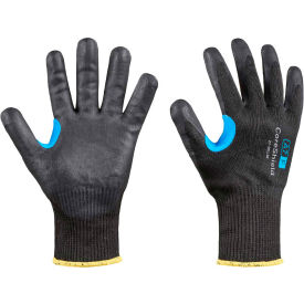 Cut Resistant Gloves, Nitrile Micro-Foam Coating, A7/F, Size 7