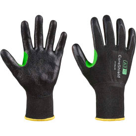 Cut Resistant Gloves, Smooth Nitrile Coating, A3/C, Size 9