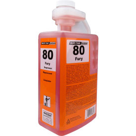 80 FURY Heavy Duty Degreaser, Non-Corrosive -Low Foam, Unscented, 2L Bottles, 4/Case
