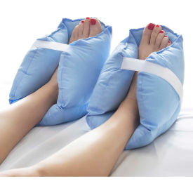 Soft Comforting Heel Protector Pillows, Blue, 1 Pair