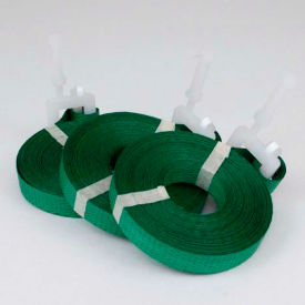Pre Cut Strapping w/Plastic Buckle, 1/2"W x 17'L, Green, 22500 Straps/Pack