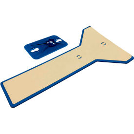 ZipWall Head & Non-Skid Plate, Plastic, Blue