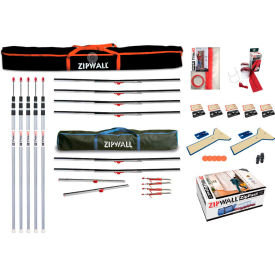 ZipWall Dust Barrier Toolkit, Multiple Materials, Mixed