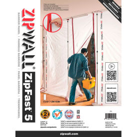 Reusable Barrier Panels, High-Tech Fabric, White