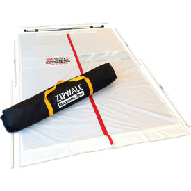 Magnetic Dust Barrier Door Kit, High-Tech Fabric/Metal, White - MDK