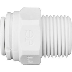 Polypropylene Male Connector 3/8'' x 3/8'' NPTF