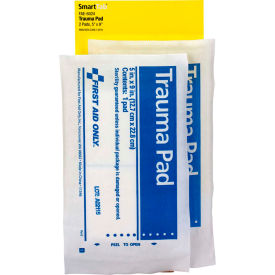 First Aid Only SmartCompliance Refill Trauma Pad, 5"X9", 2/Bag