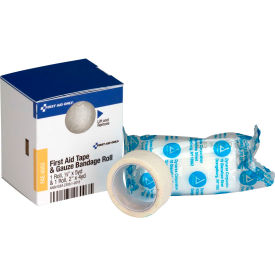 First Aid Tape, 1/2"X 5 Yd & Conforming Gauze Bandage Roll, 2", 1/Box