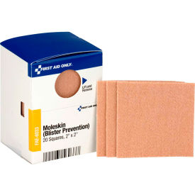 SmartCompliance Refill Moleskin Blister Prevention, 2" X 2", 20/Box