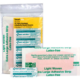 SmartCompliance Refill Fabric Adhesive Bandages (6), Butterfly Bandages (10)