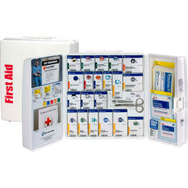 Plastic SmartCompliance First Aid Cabinet With Medications, 50 Person