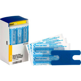 SmartCompliance Refill Knuckle Metal Detectable Bandages, Blue, 20/Box