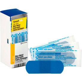 Metal Detectable Bandages, Blue, 1"X 3", 25/Box