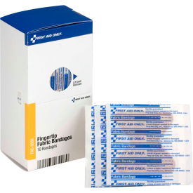 SmartCompliance Refill Fingertip Bandages, Fabric, 10/Box