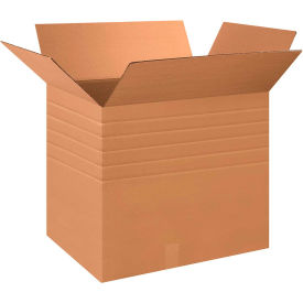 Multi Depth Cardboard Corrugated Boxes, 28"L x 20"W x 24"H, Kraft