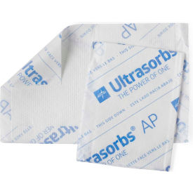 Ultrasorbs Air-Permeable Drypad Underpads, 10" x 16", White, 100/Case