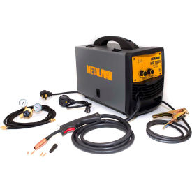 Metal Man Inverter Powered Dual Voltage Wire Feed Welder, 7.2 ft Torch, MIG or Flux Core