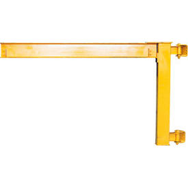 Under-Braced Wall Mounted Jib Crane 3000 Lb. Capacity 12' Span
