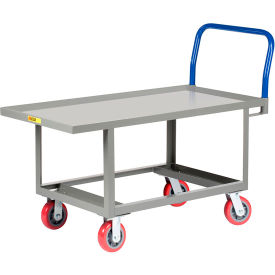 Work Height Platform Truck with Lip Edge 24 x 60 Fixed Height