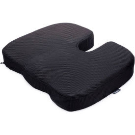 Premium Memory Foam Coccyx Seat Cushion, Black