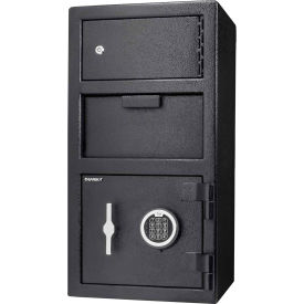 Keypad Depository Safe - 14"W x 14"D x 27-1/4"H, 0.72/0.78 Cubic Ft.