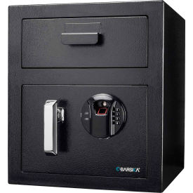Biometric Keypad Depository Safe - 13-3/4"W x 13-3/4"D x 16"H, 0.72 Cubic Ft.
