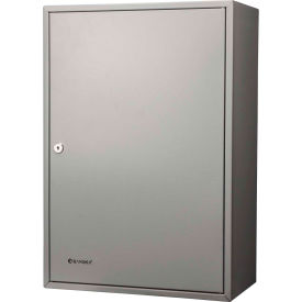 300 Keys Adjustable Key Lock Box 25-1/2"W x 12"D x 18-3/4"H, Grey, Aluminum