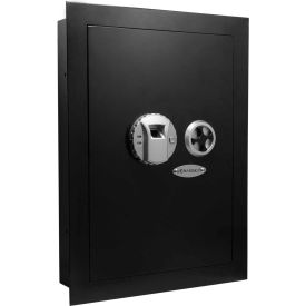 Left Opening Wall Safe - 15-7/16"W x 3-3/4"D x 20-3/4"H, 0-1/22 Cubic Ft.