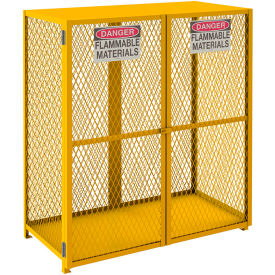 Durham Vertical Cylinder Storage Cabinet Self Close, Holds 18 50 Lb. Cylinders