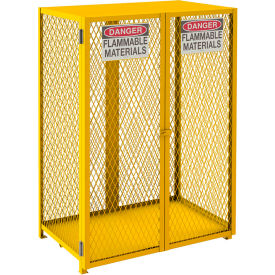 Durham Vertical Cylinder Storage Cabinet, Self Close, Holds 12 50 Lb. Cylinders