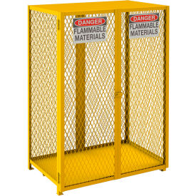 Durham Vertical Cylinder Storage Cabinet Manual Close, Holds 12 50 Lb. Cylinders