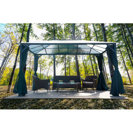 Hanover Gazebo, 117"L x 156"W x 99"H, Dark Gray