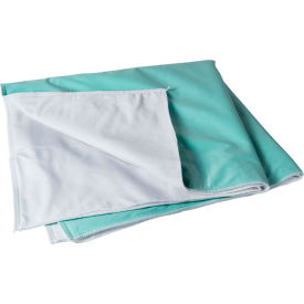 Vinyl 4-Ply Reusable Draw Sheet, 36" x 40", Green