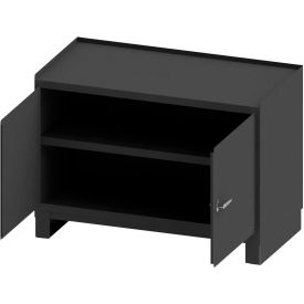 Cabinet Workbench, 2 Doors, 1 Shelf, 48-1/8"W x 24-1/4"D, Gray