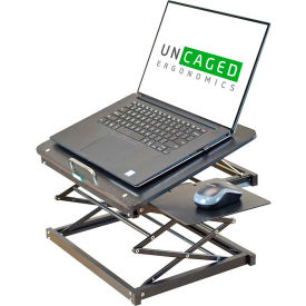 Ergonomic Laptop Stand and Standing Desk, Black