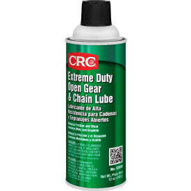 Extreme Duty Open Gear and Chain Lube 12 Wt Oz, Aerosol, Petroleum Oil, Black