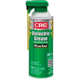 CRC Dielectric Grease, 10 Wt Oz, Aerosol, Silicone, Translucent to Opaque