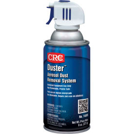 CRC Duster Aerosol Dust Removal System, 8 oz, HFC, Clear Liquefied