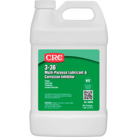 CRC 3-36® Multi-Purpose Lubricant & Corrosion Inhibitor, 1 Gallon, Bottle, Petroleum