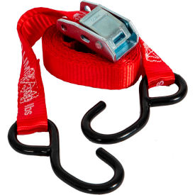 10 Foot Light Duty Cambuckle Tie Down, 4 Pack
