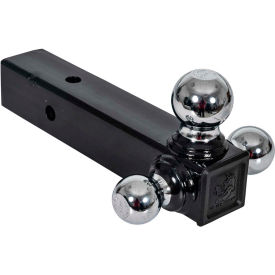 Tri-Ball Hitch with Chrome Towing Balls - 2-1/2in Receiver