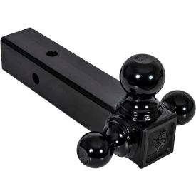 Tri-Ball Hitch with Black Towing Balls - 2-1/2in Receiver