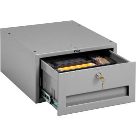 Stackable and Mountable Drawer for Tennsco Workbenches 15"W x 18"D x 8 1/4"H - Medium Gray