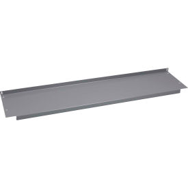 Lower Shelf For Tennsco Workbenches 96"W x 14"D x 3"H - Medium Gray