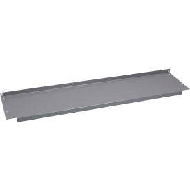 Lower Shelf For Tennsco Workbenches 48"W x 14"D x 3"H - Medium Gray