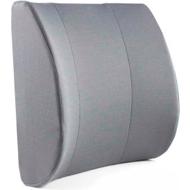 Relax-a-Bac Lumbar Back Cushion with Insert and Strap, Gray