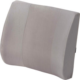 Standard Lumbar Back Support Cushion, 14" x 13", Gray