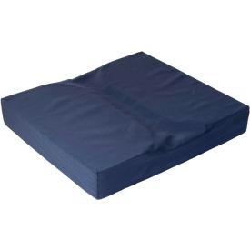 Dual Cut Foam Coccyx Seat Cushion, 16" x 18" x 3", Navy