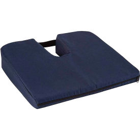 Orthopedic Sloping Foam Coccyx Seat Cushion, Navy