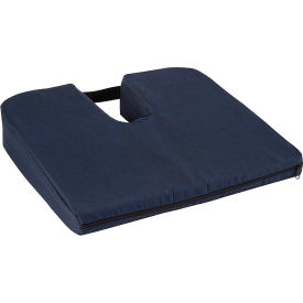 Sloping Seat Mate Foam Coccyx Cushion, Navy
